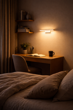 Applique murale à LED moderne rotative - Blanc