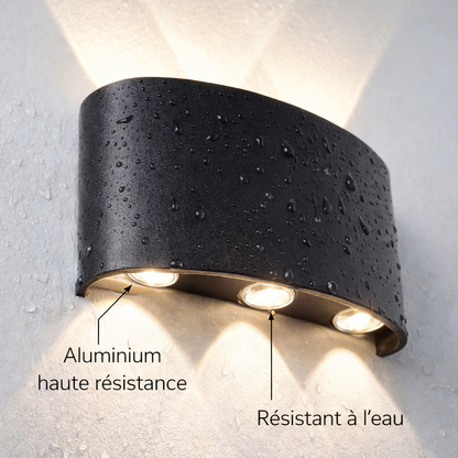 Applique murale LED architecturale – Intérieur & Extérieur (effet haut & bas)