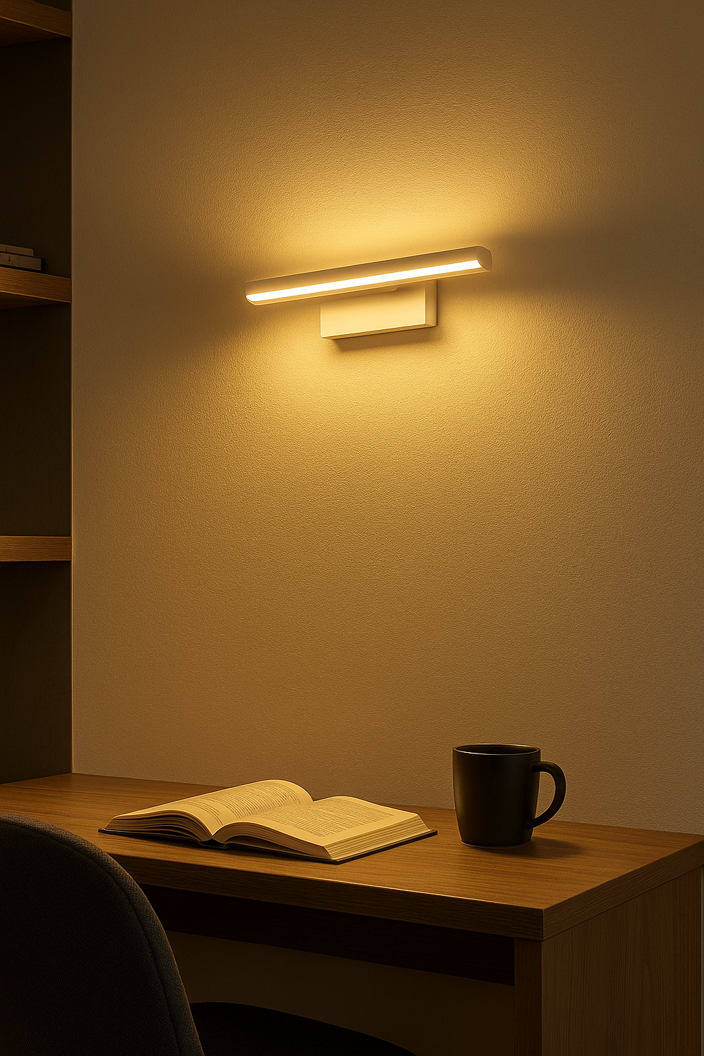 Applique murale à LED moderne rotative - Blanc