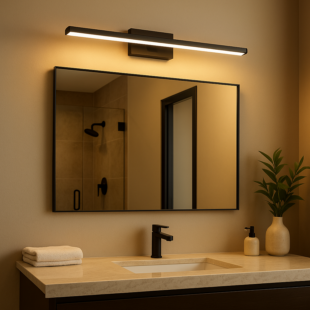 Applique Murale Salle de Bain - Barre Lumineuse | L'Art de la Lumière