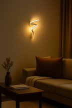 Applique murale à spirale moderne - Blanc