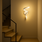Applique murale à spirale moderne - Blanc