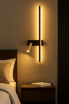 Applique murale de chevet avec spot orientable pour chambre