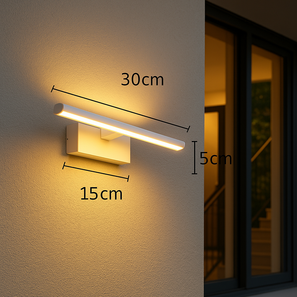 Applique murale à LED moderne rotative - Blanc