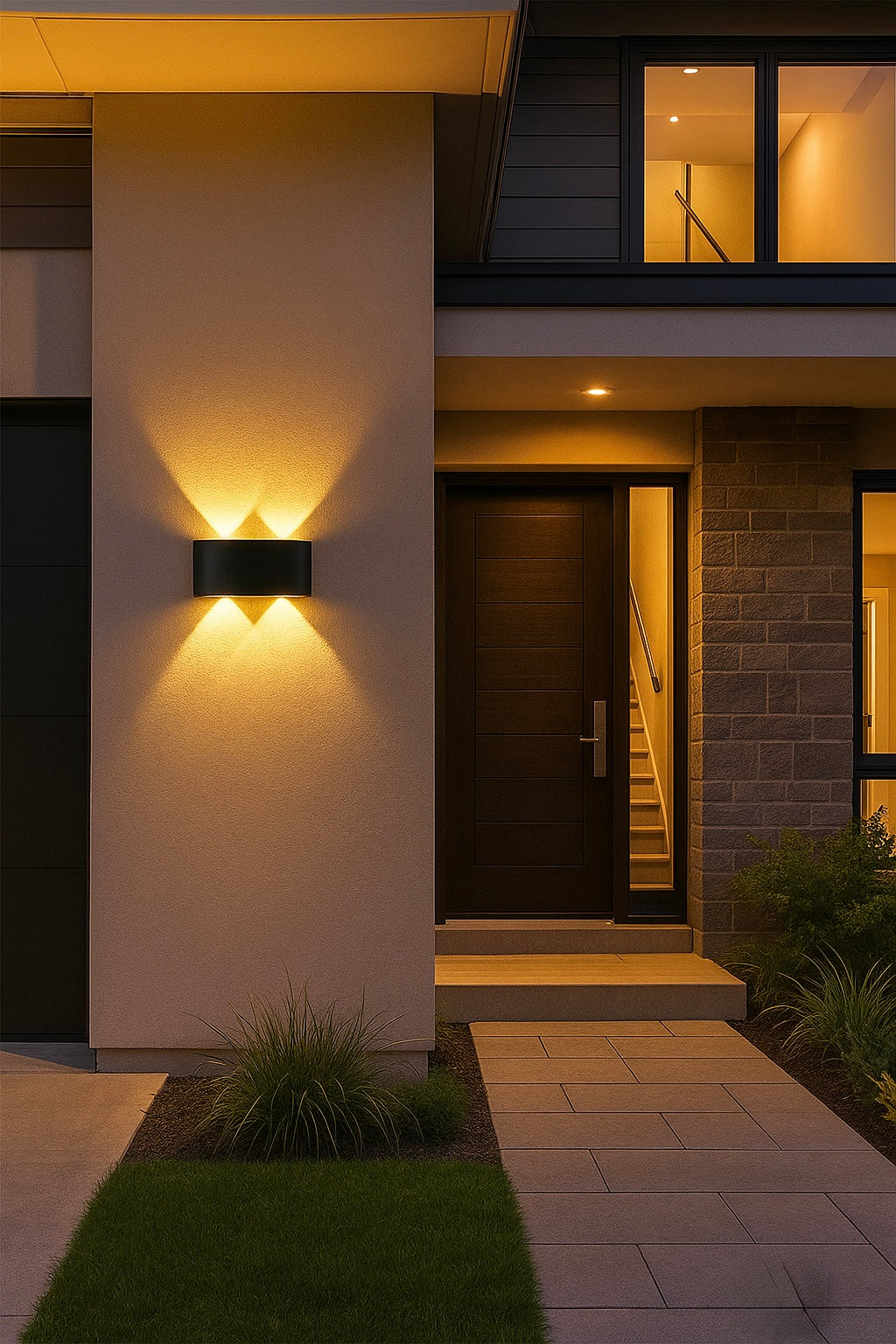 Applique murale LED moderne – Intérieur & Extérieur