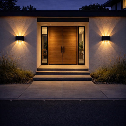 Applique murale LED architecturale – Intérieur & Extérieur (effet haut & bas)